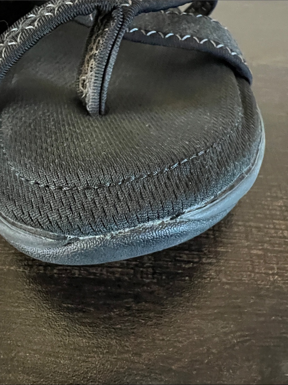 Skechers Black Women's Crisscross Slide Sandals - Picture 6 of 8